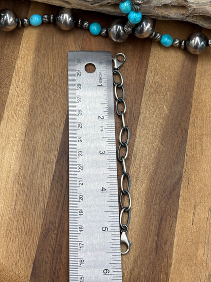 XXL Double Clasp Sterling Silver Extender 5.5”