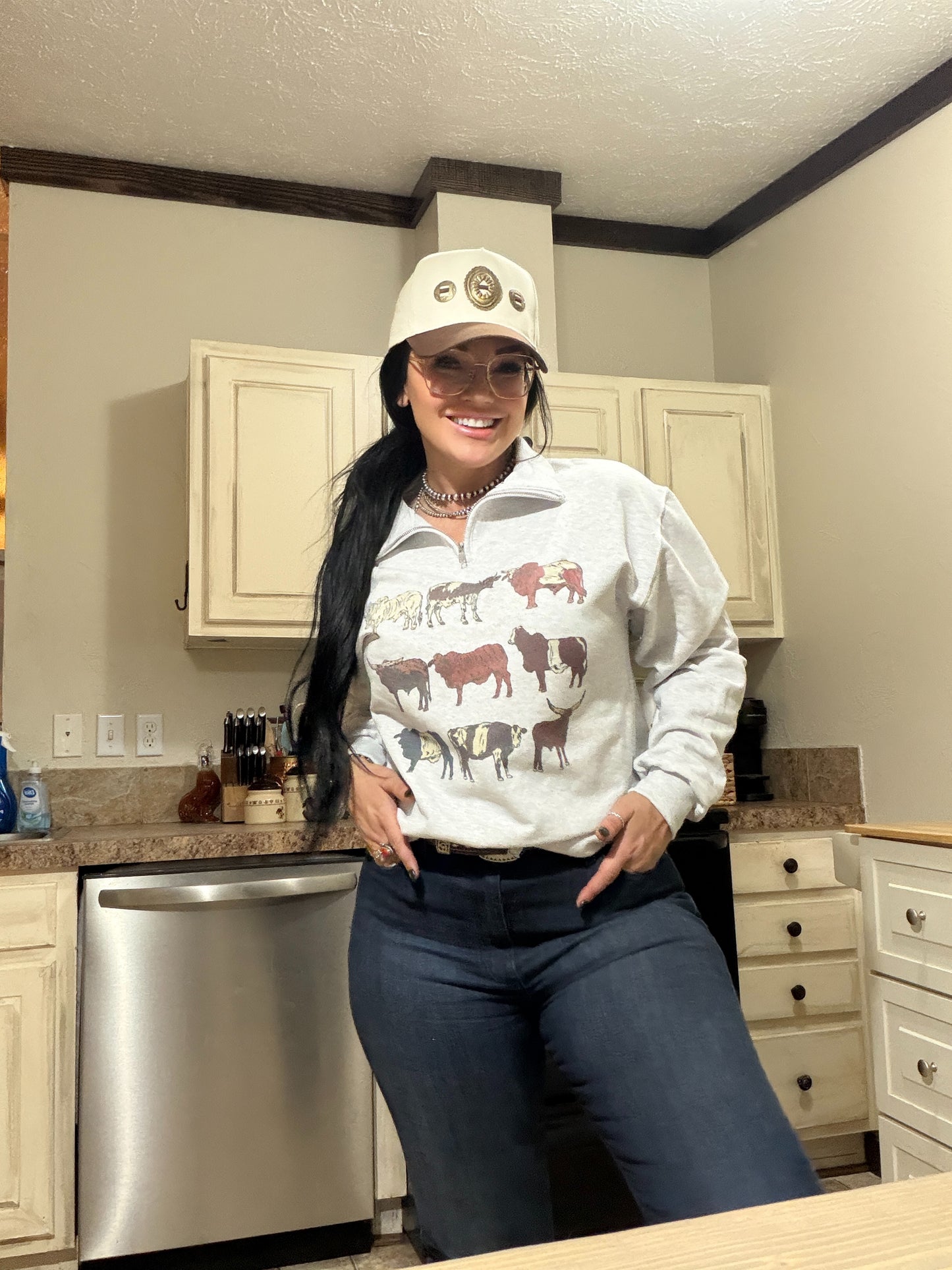 The Moo Crew Quarter Zip