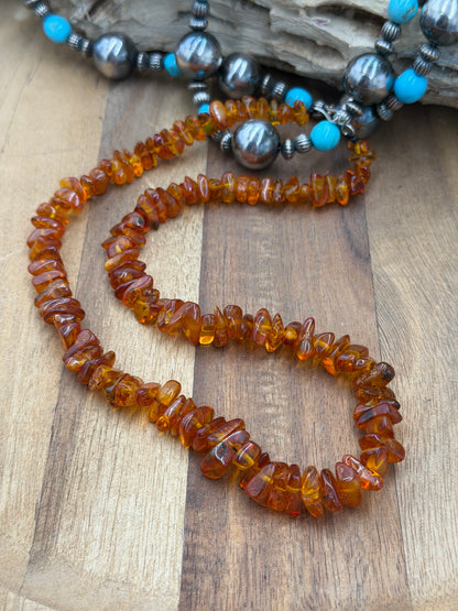 18” Amber Necklace Light #811-5