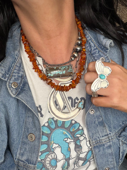 18” Amber Necklace Light #811-5