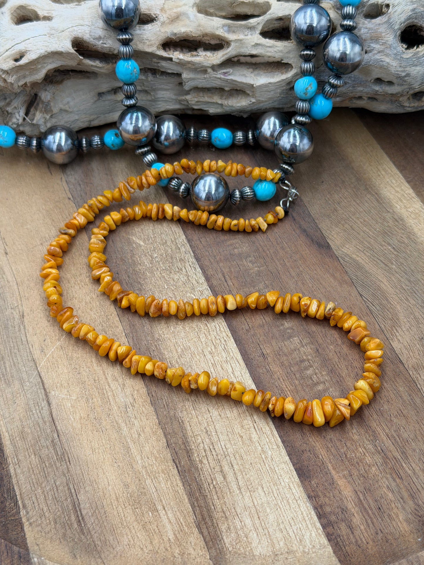 18” Amber Necklace Yellow #811-6