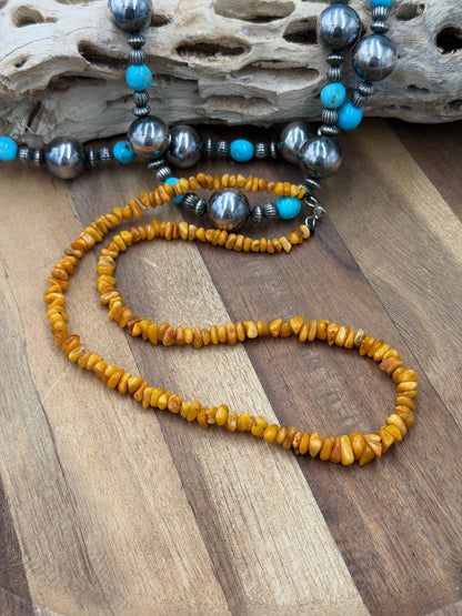 18” Amber Necklace Yellow #811-6