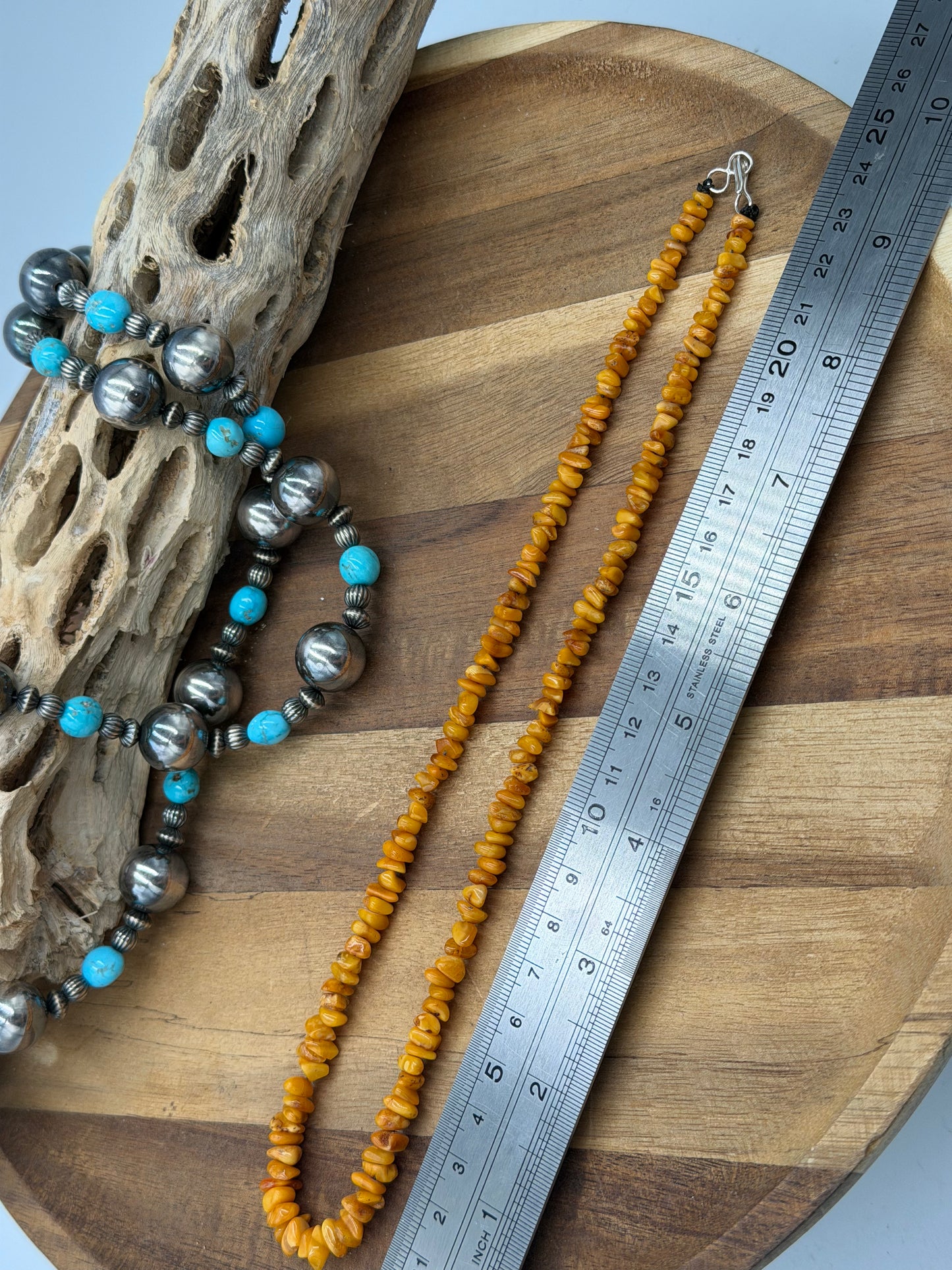 18” Amber Necklace Yellow #811-6
