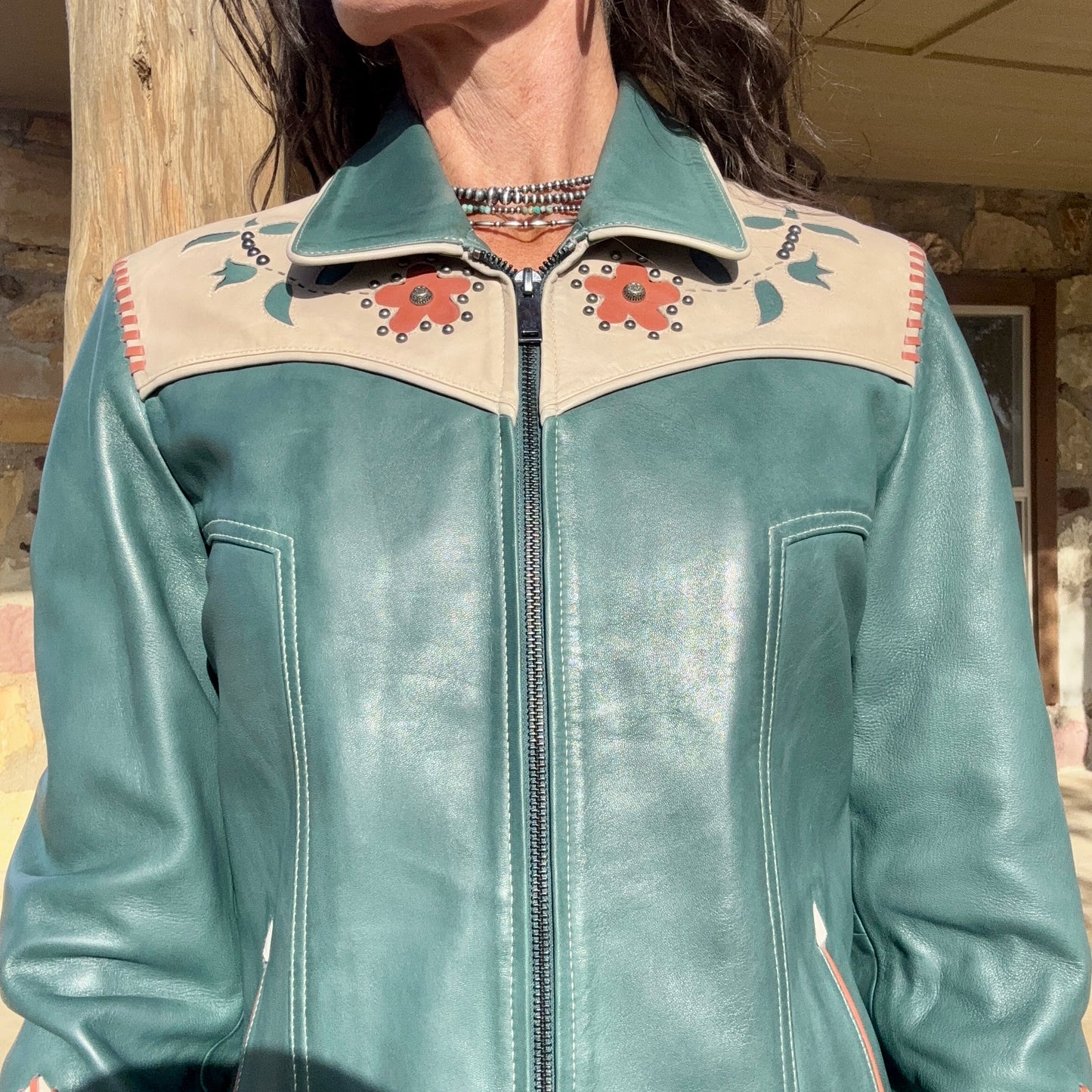 Desert Rose Leather Jacket