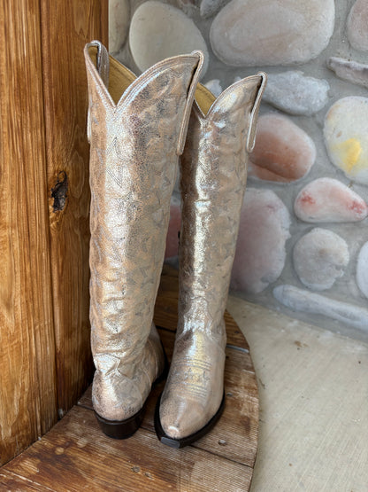Starburst Silver Boot by Old Gringo