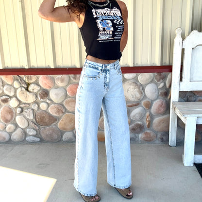 Diamond Trail Studded Jeans