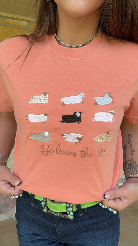 He Leaves The 99 Tee