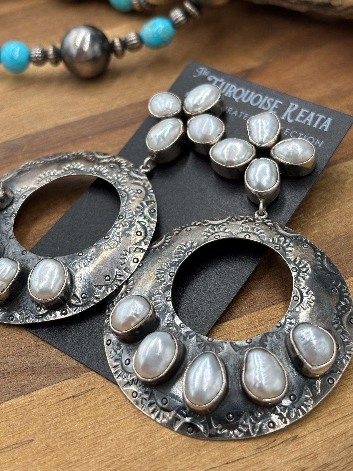 Freshwater Pearl #913-1 Earrings by Federico Jimenez