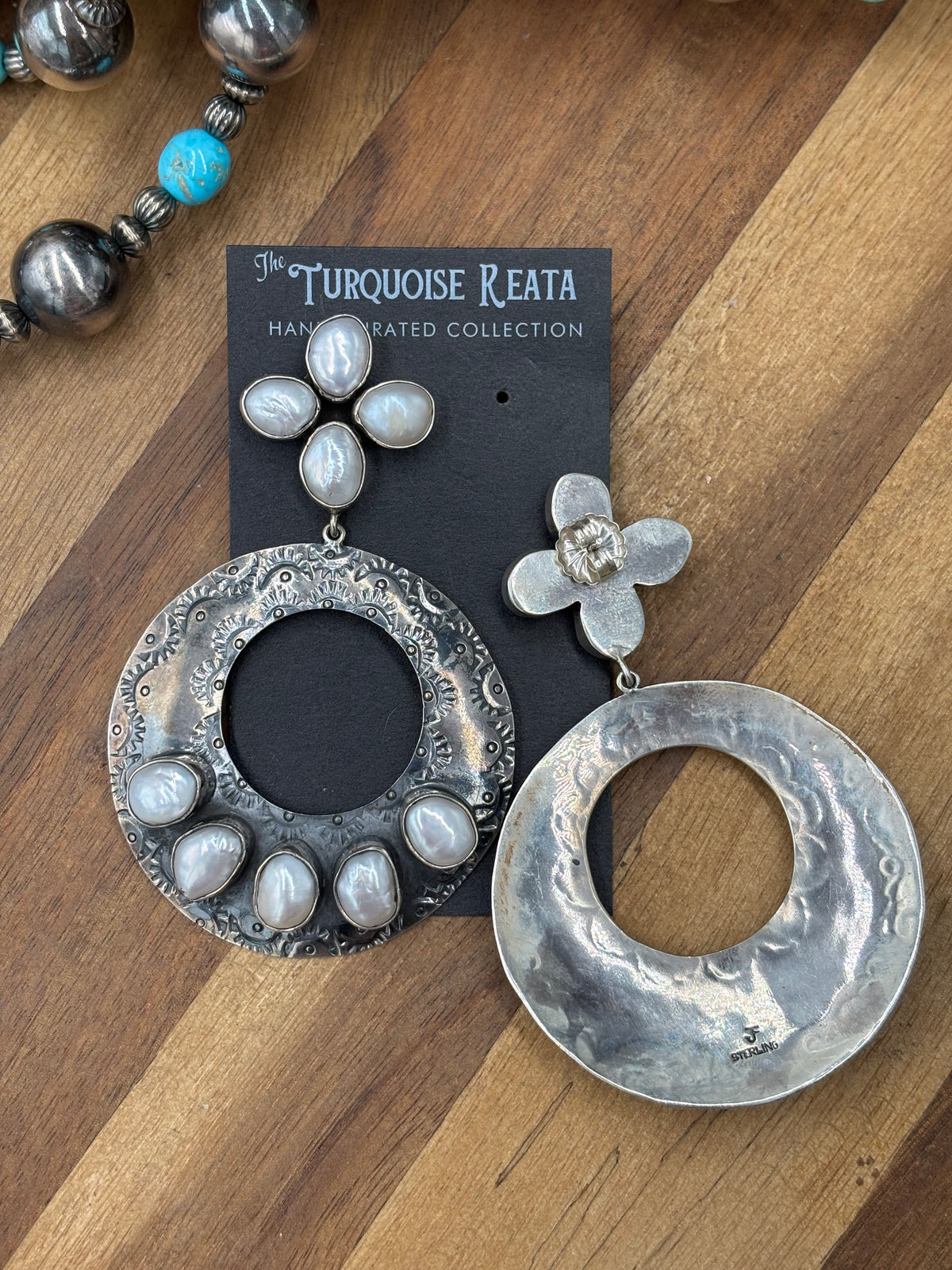 Freshwater Pearl #913-1 Earrings by Federico Jimenez