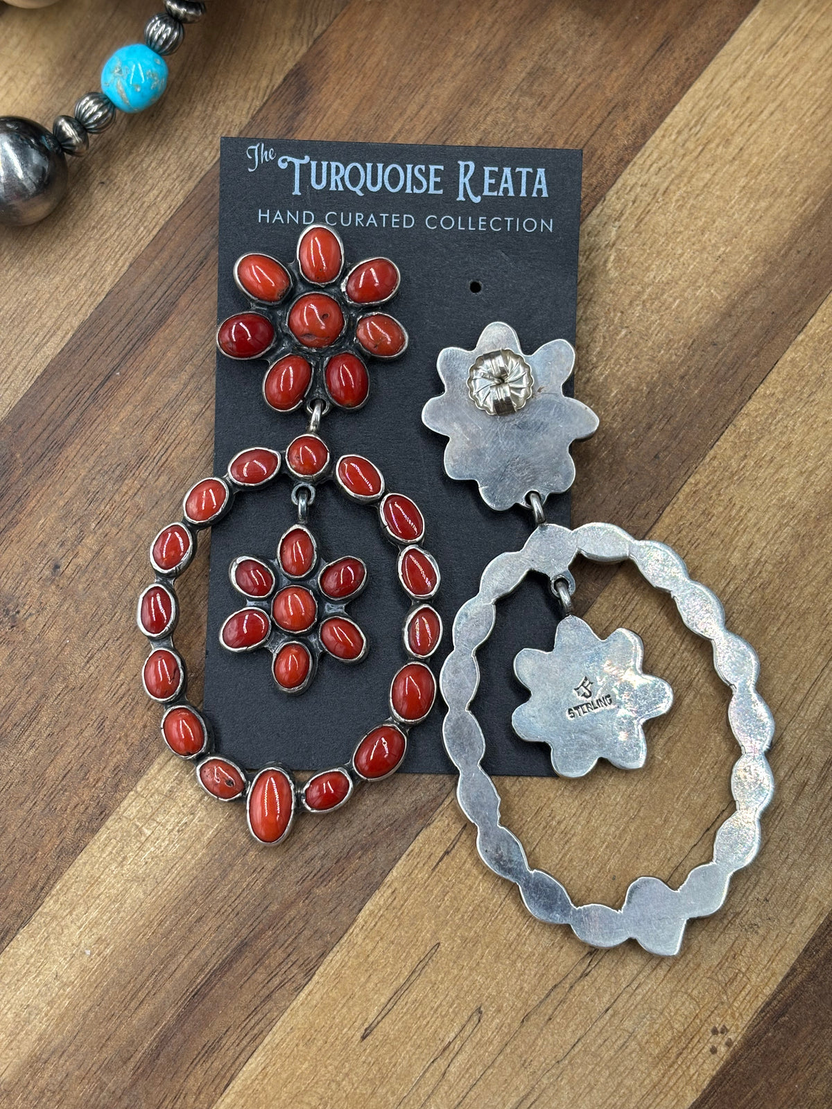 Coral #913-2 Earrings by Federico Jimenez