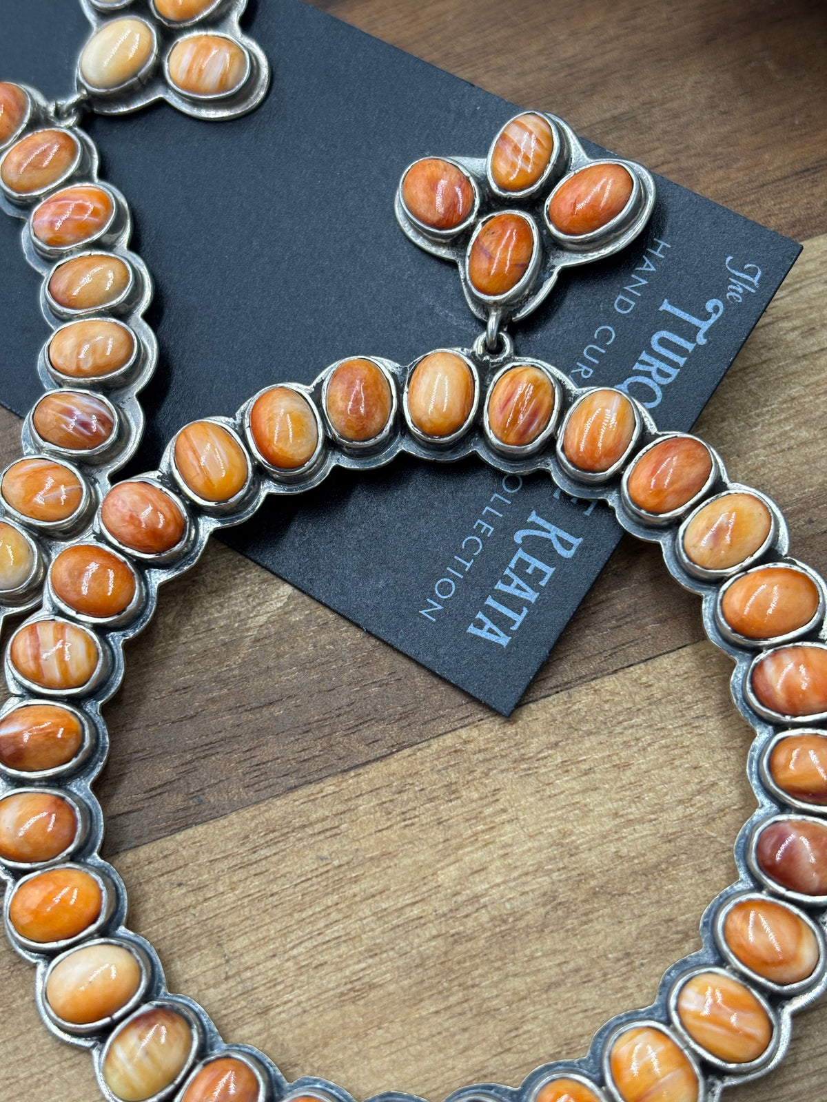 Orange Spiny #913-3 Earrings by Federico