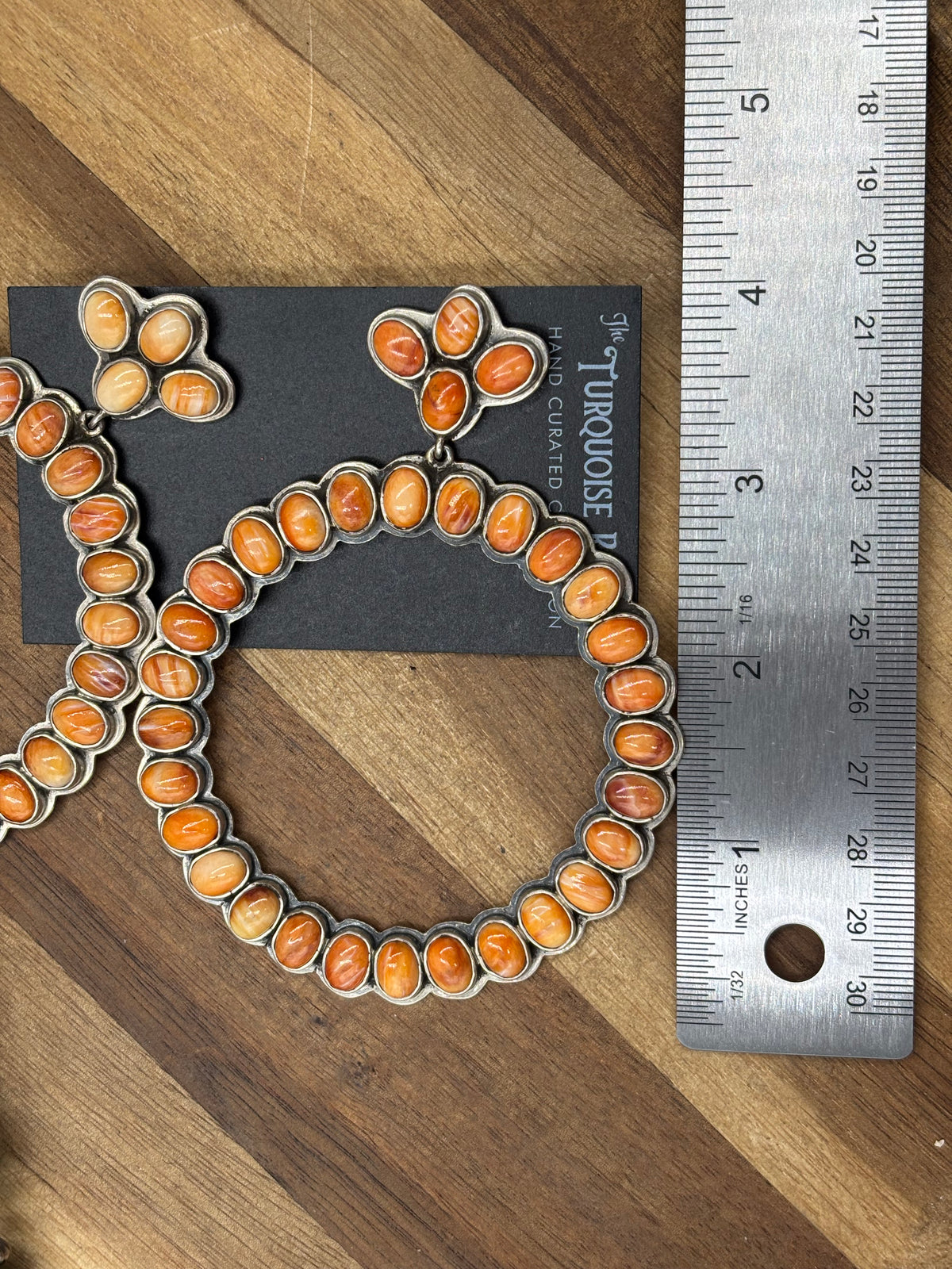 Orange Spiny #913-3 Earrings by Federico