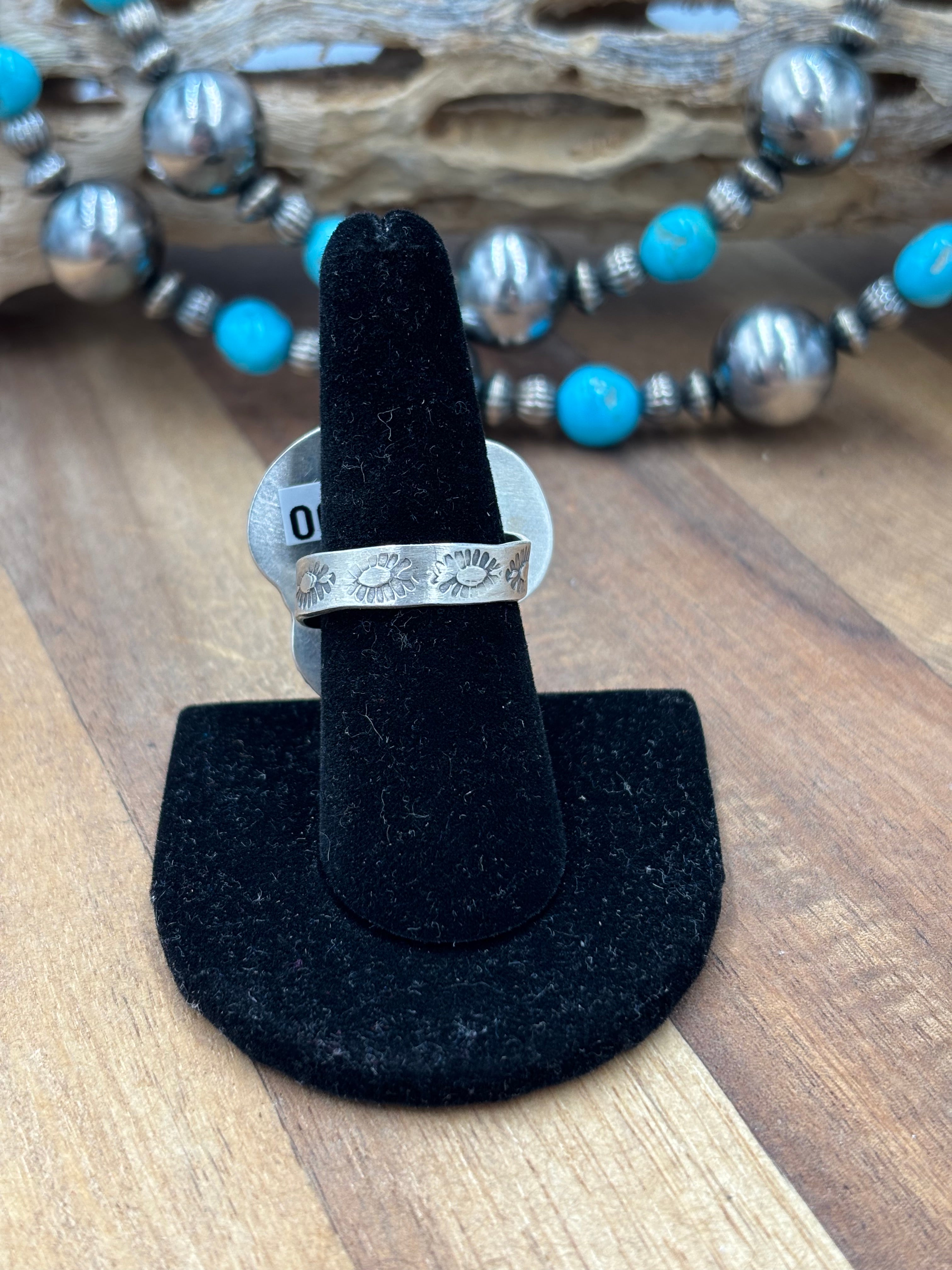 Golden Hills Adjustable Ring #725-3 By Lyle Piaso, Navajo – The