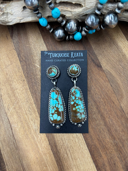 Mine #8 #826-5C Earrings by Chassity Belone, Navajo