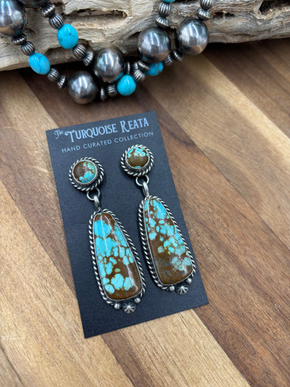 Mine #8 #826-5C Earrings by Chassity Belone, Navajo