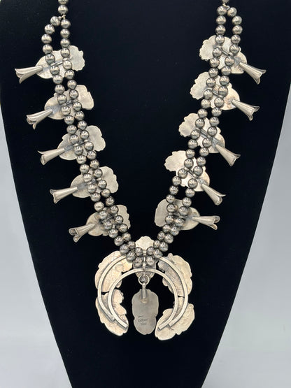Phosphosiderite #913-5 Squash Blossom by Gilbert Nez, Navajo