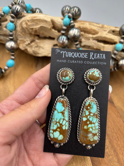 Mine #8 #826-5C Earrings by Chassity Belone, Navajo