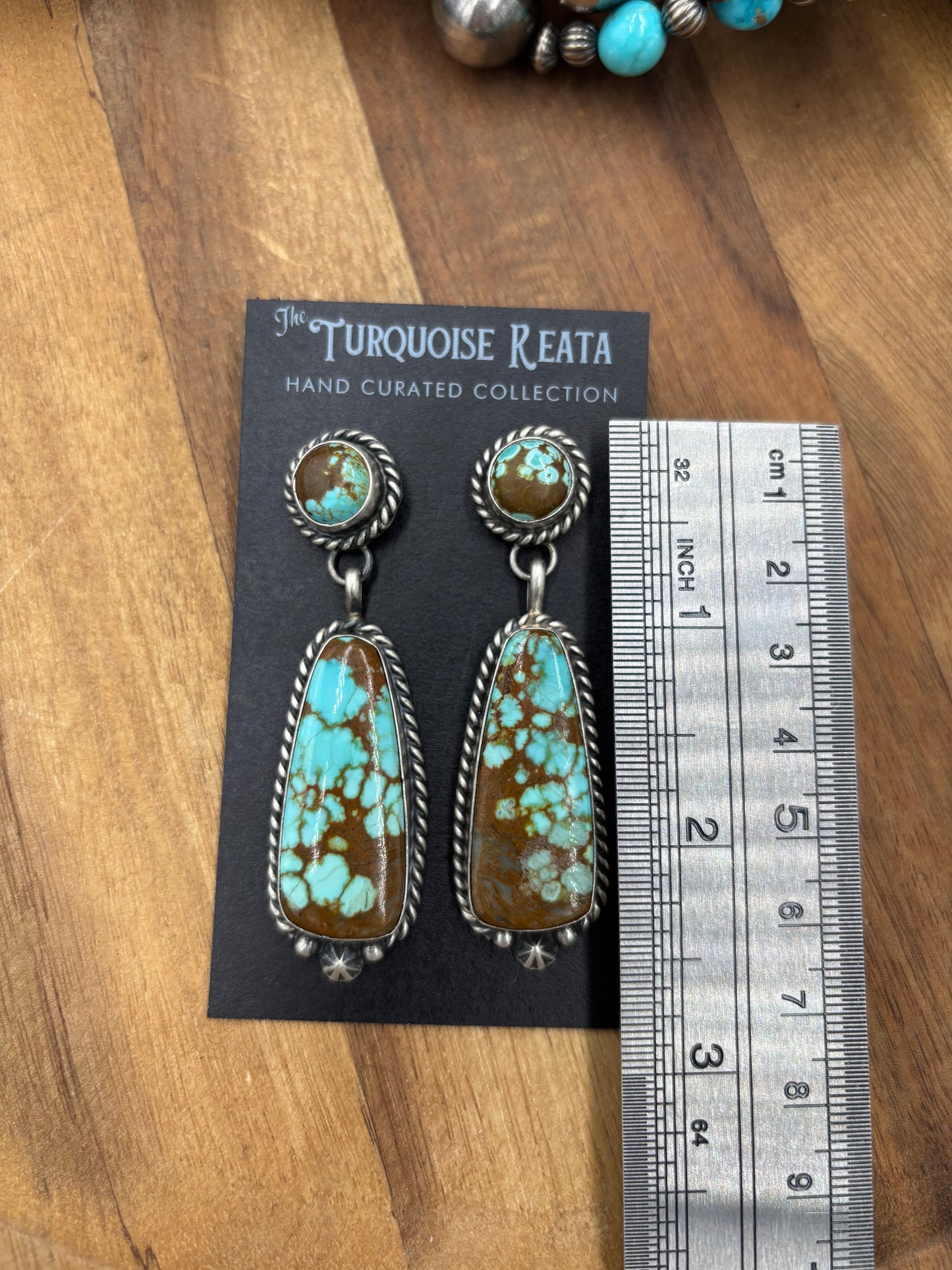 Mine #8 #826-5C Earrings by Chassity Belone, Navajo