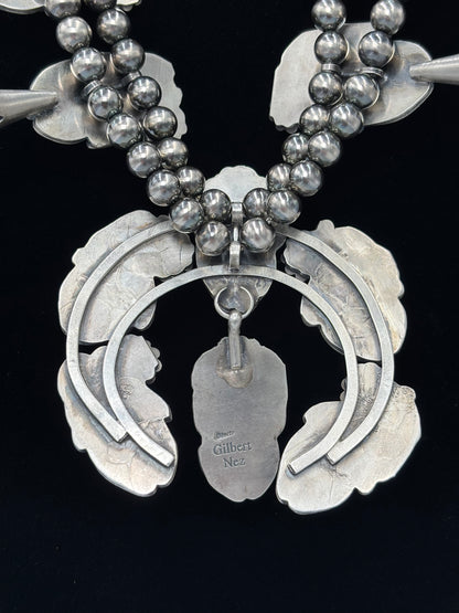 Phosphosiderite #913-5 Squash Blossom by Gilbert Nez, Navajo