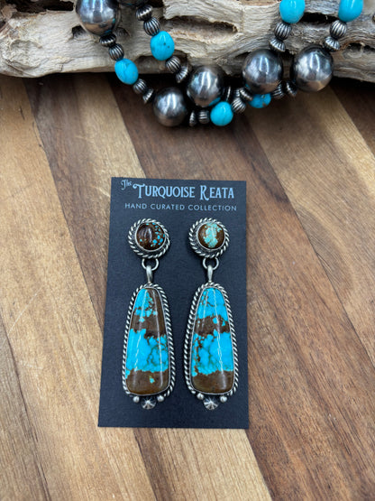 Mine #8 #826-5D Earrings by Chassity Belone, Navajo