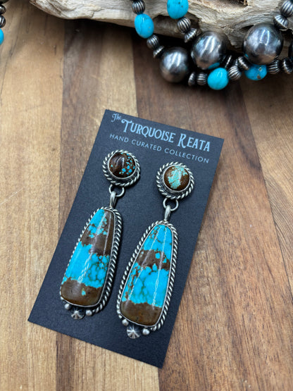 Mine #8 #826-5D Earrings by Chassity Belone, Navajo