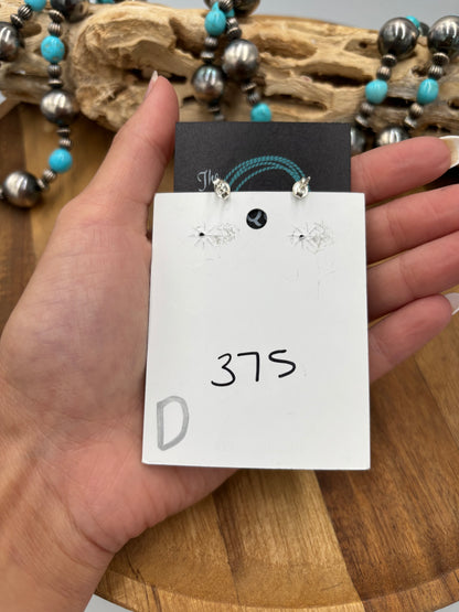 Mine #8 #826-5D Earrings by Chassity Belone, Navajo
