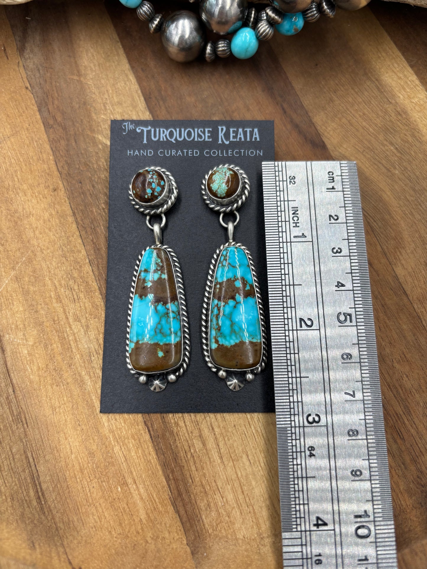 Mine #8 #826-5D Earrings by Chassity Belone, Navajo