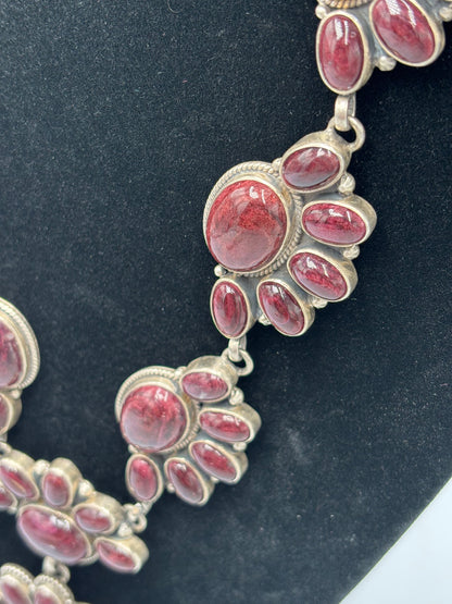 Purple Spiny #913-6 Lariat Necklace