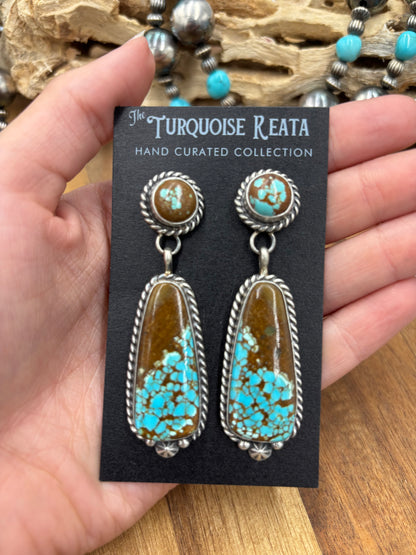 Mine #8 #826-5E Earrings by Chassity Belone, Navajo
