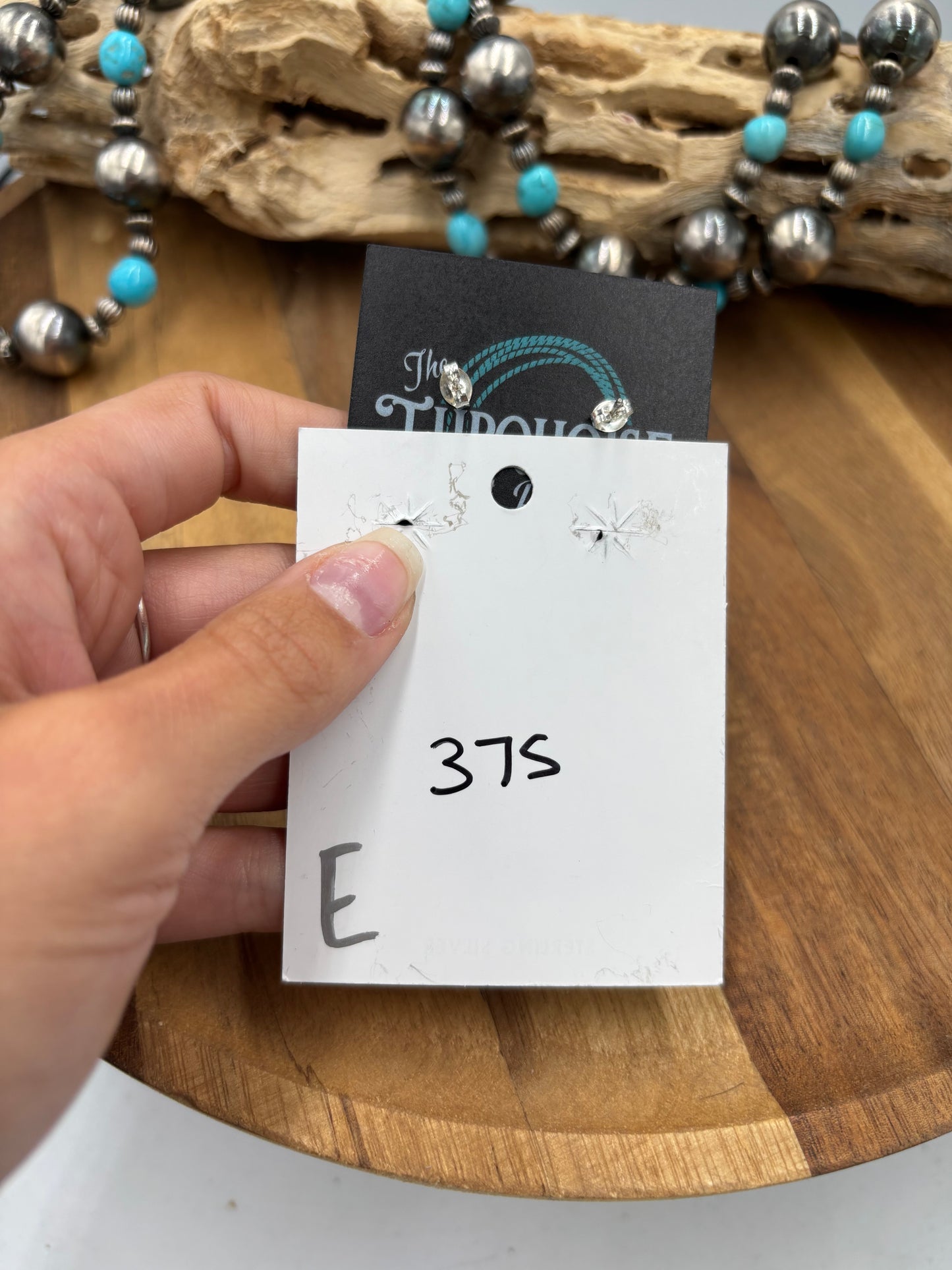 Mine #8 #826-5E Earrings by Chassity Belone, Navajo