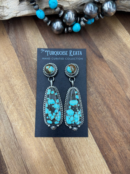 Mine #8 #812-14F Earrings by Chassity Belone, Navajo