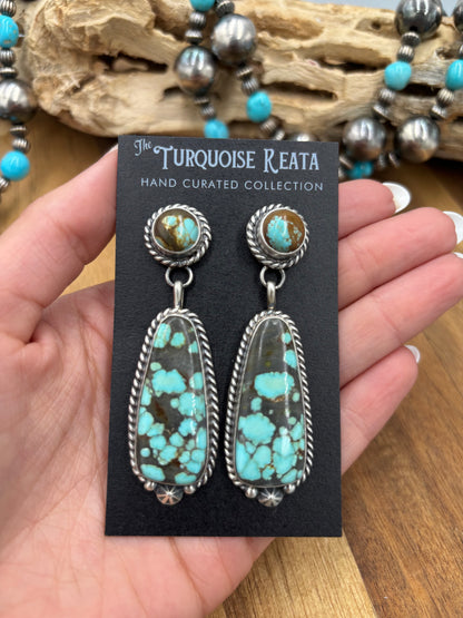 Mine #8 #812-14F Earrings by Chassity Belone, Navajo