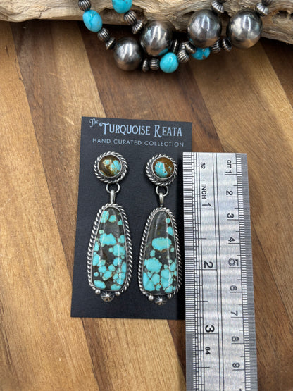 Mine #8 #812-14F Earrings by Chassity Belone, Navajo