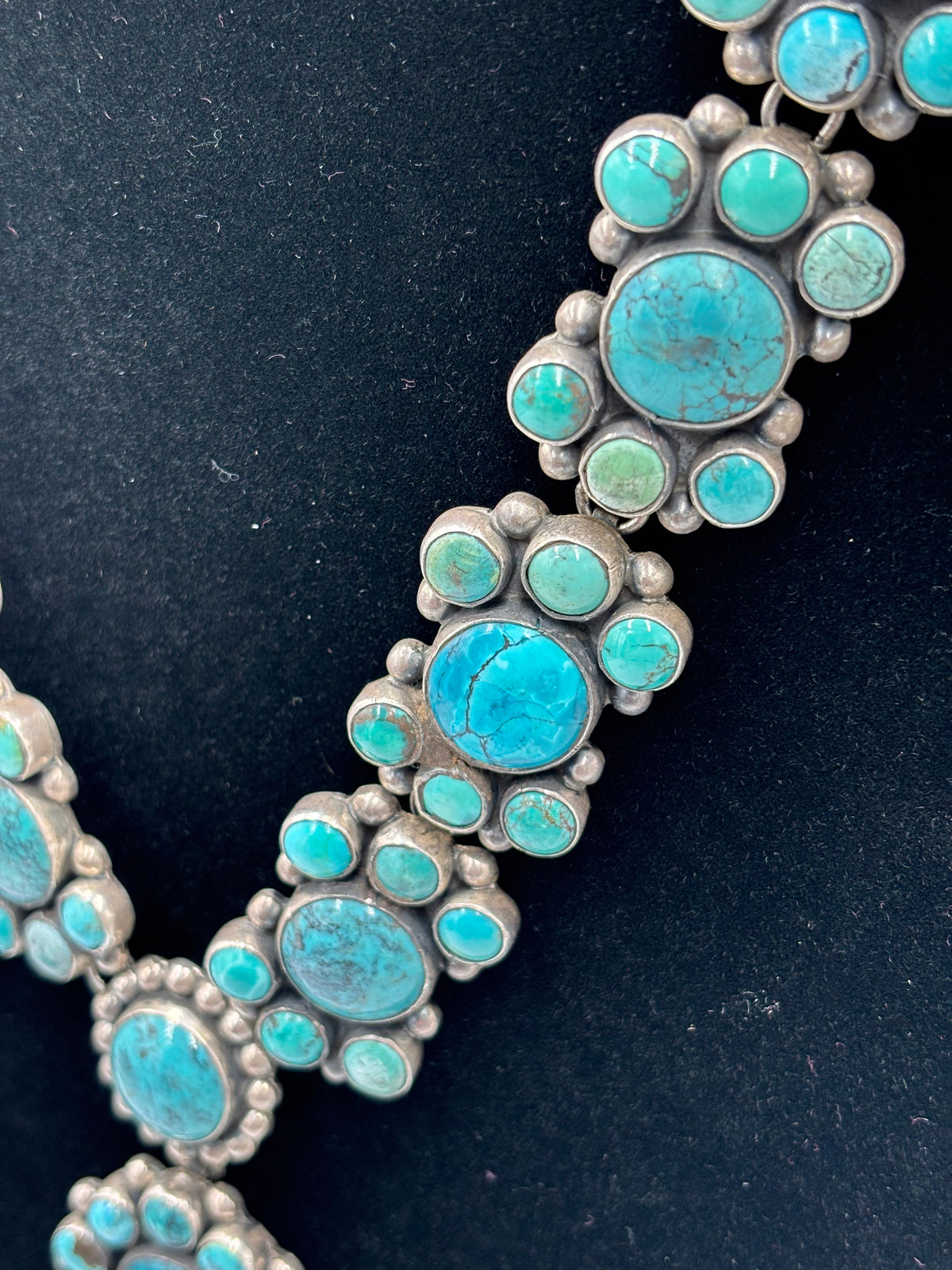 Turquoise #913-7 Cross Necklace by Federico