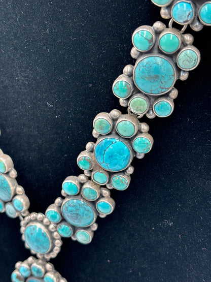Turquoise #913-7 Cross Necklace by Federico