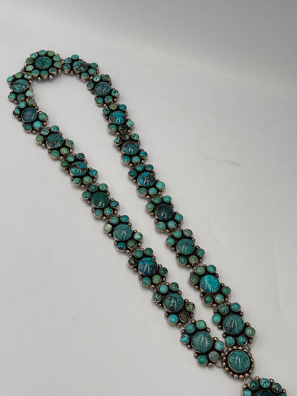 Turquoise #913-7 Cross Necklace by Federico