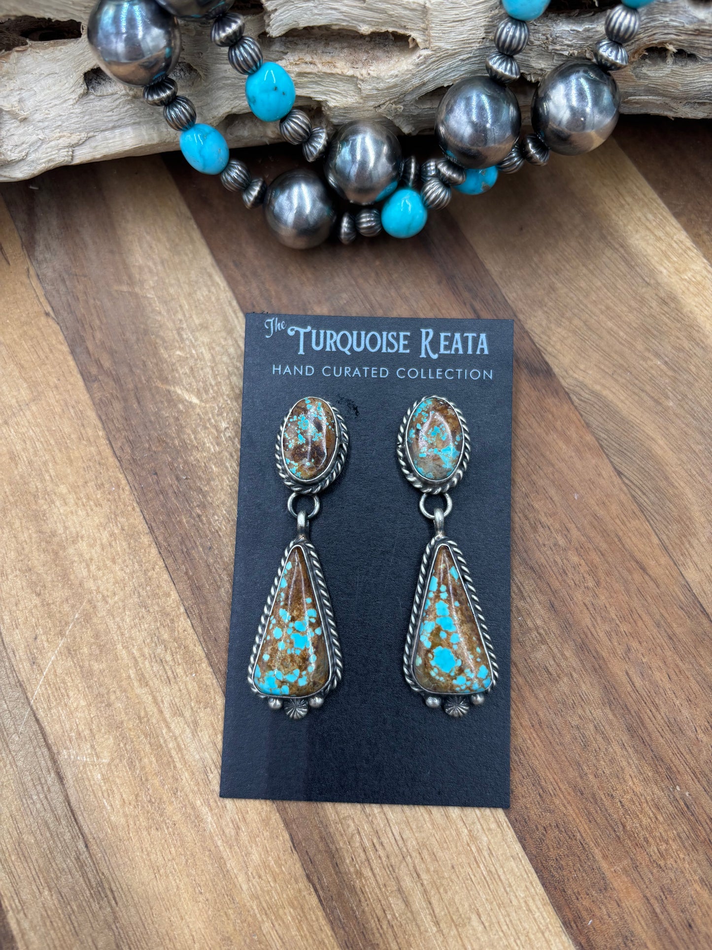 Mine #8 #812-12B Earrings by Chassity Belone, Navajo