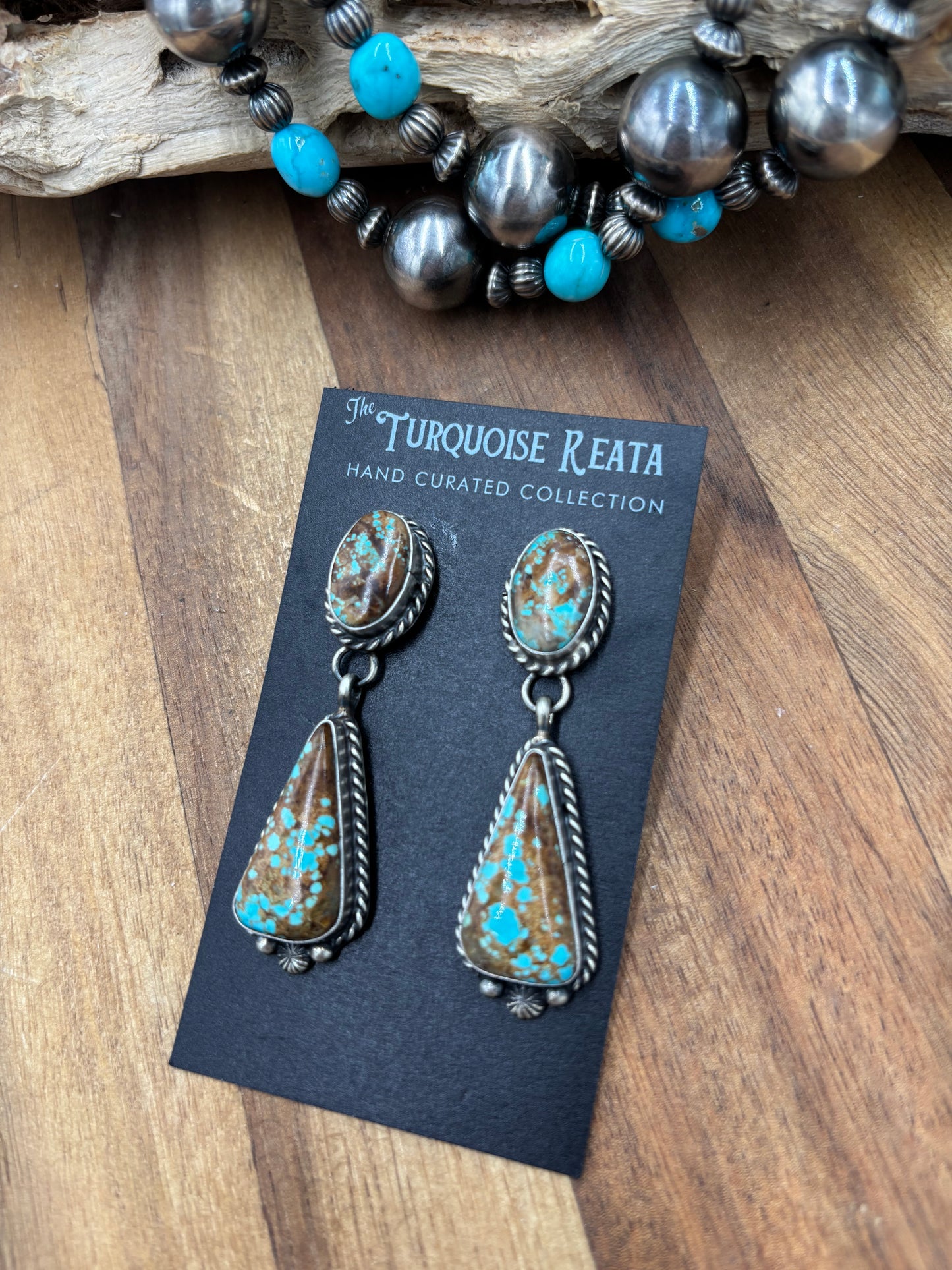 Mine #8 #812-12B Earrings by Chassity Belone, Navajo