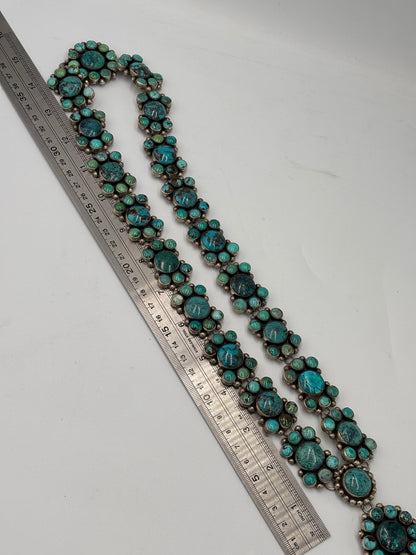 Turquoise #913-7 Cross Necklace by Federico