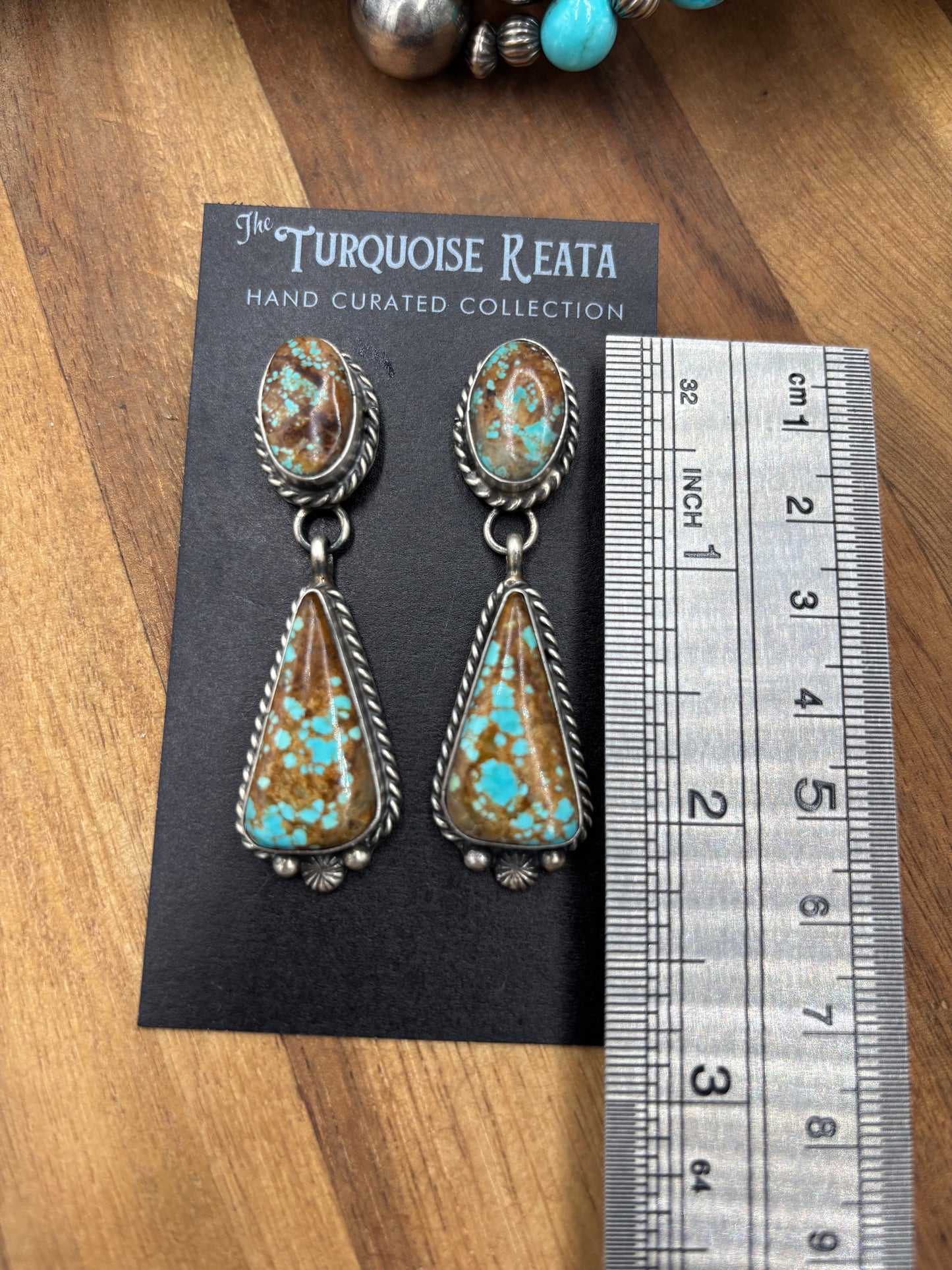 Mine #8 #812-12B Earrings by Chassity Belone, Navajo