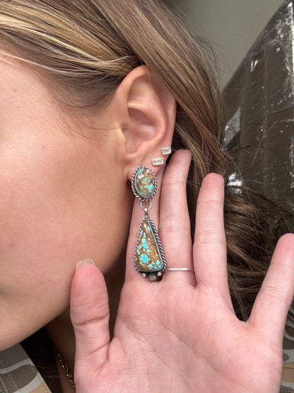 Mine #8 #812-12B Earrings by Chassity Belone, Navajo