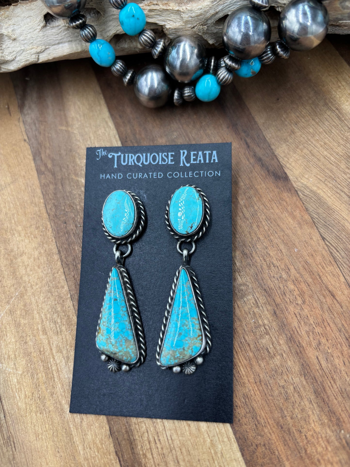 Mine #8 #812-11D Earrings by Chassity Belone, Navajo