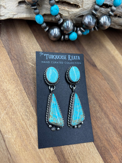 Mine #8 #812-11D Earrings by Chassity Belone, Navajo