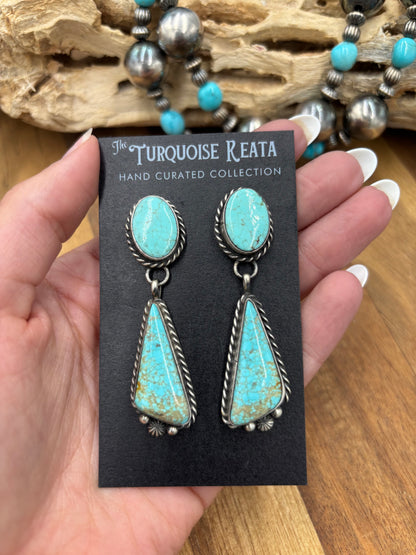 Mine #8 #812-11D Earrings by Chassity Belone, Navajo