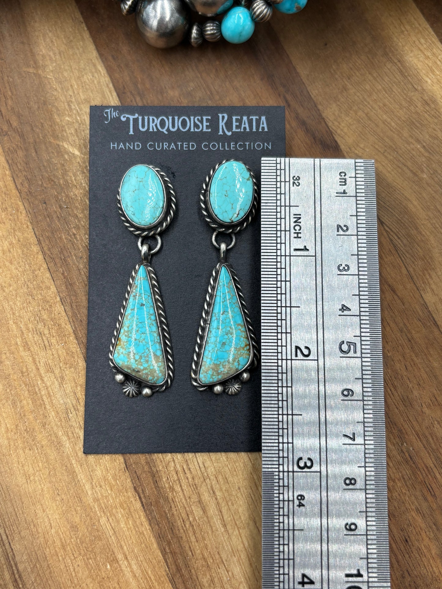 Mine #8 #812-11D Earrings by Chassity Belone, Navajo