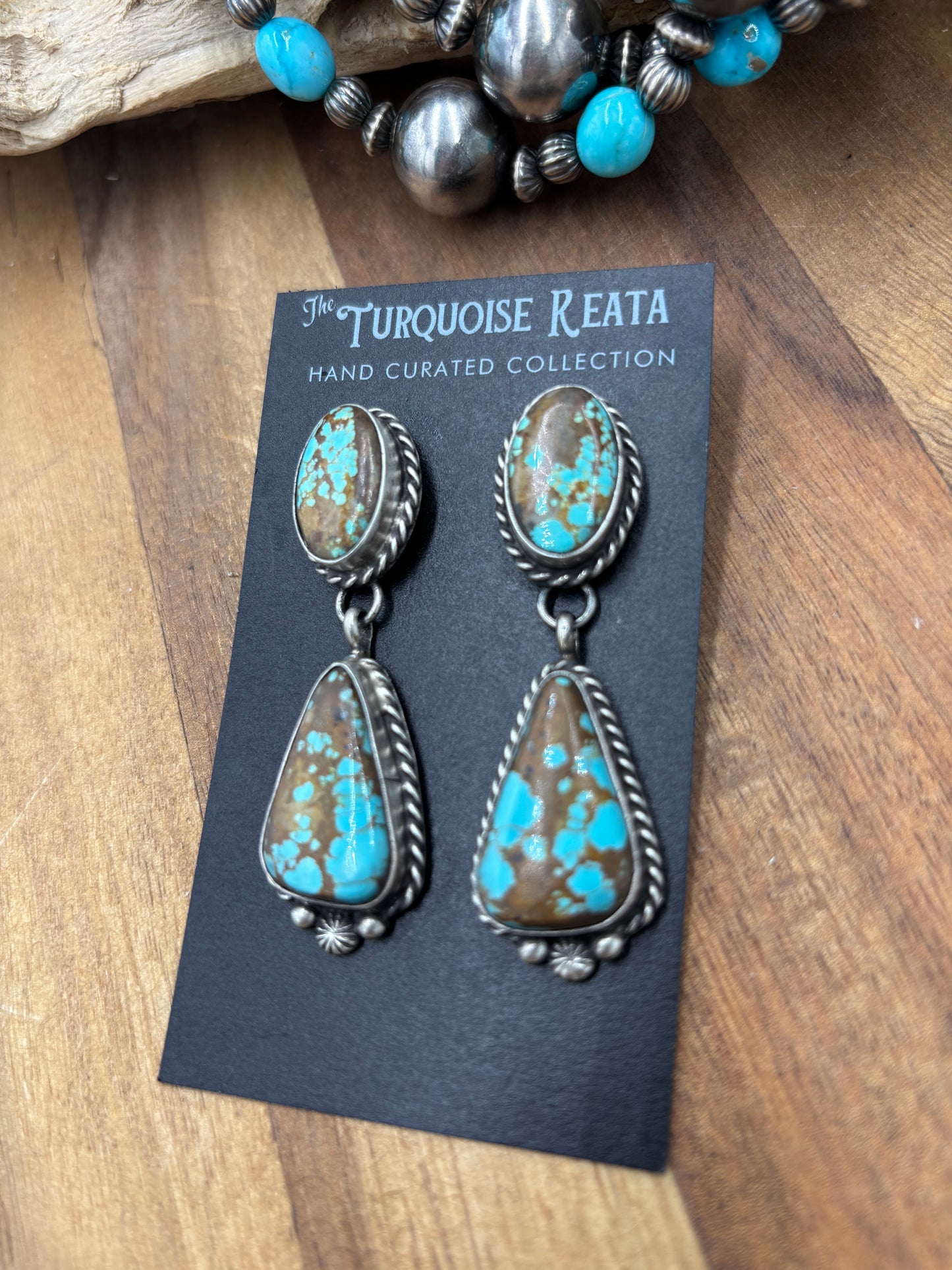 Mine #8 #826-4C Earrings by Chassity Belone, Navajo