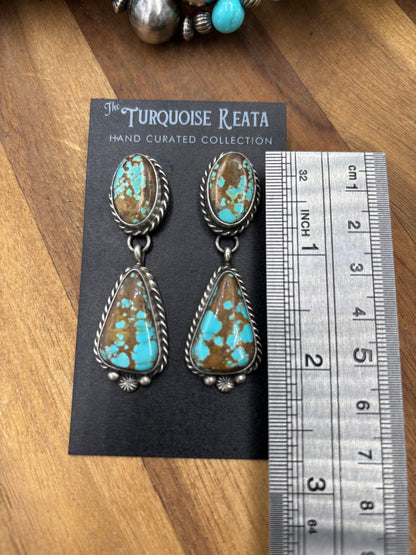 Mine #8 #826-4C Earrings by Chassity Belone, Navajo