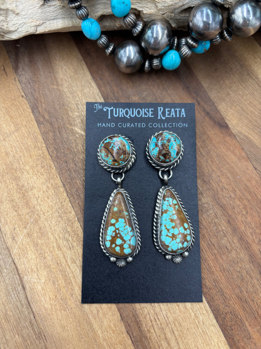 Mine #8 #826-4E Earrings by Chassity Belone, Navajo
