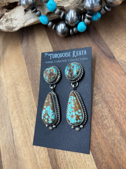 Mine #8 #826-4E Earrings by Chassity Belone, Navajo