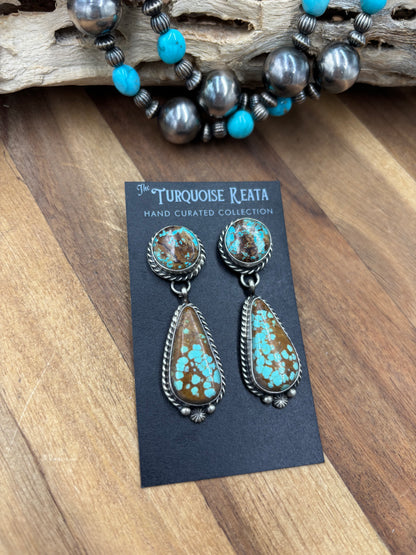 Mine #8 #826-4E Earrings by Chassity Belone, Navajo